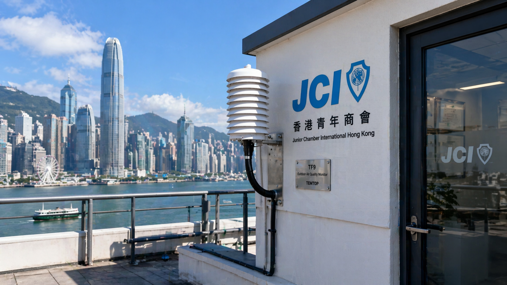 TF9 Outdoor Air Quality Monitor for Hong Kong JCI Office Building